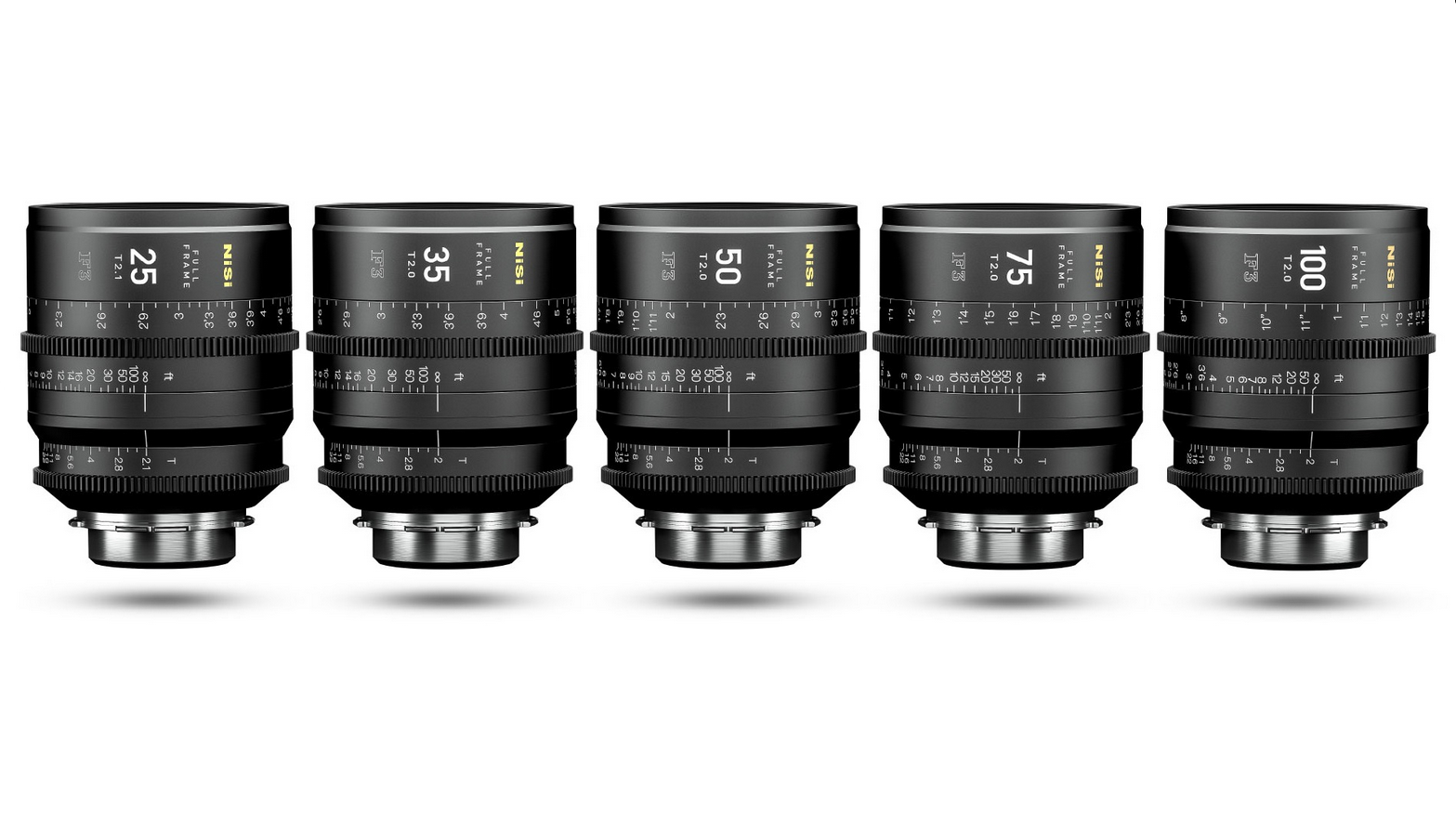 NiSi F3 Full Frame Cinema Prime Lenses Announced